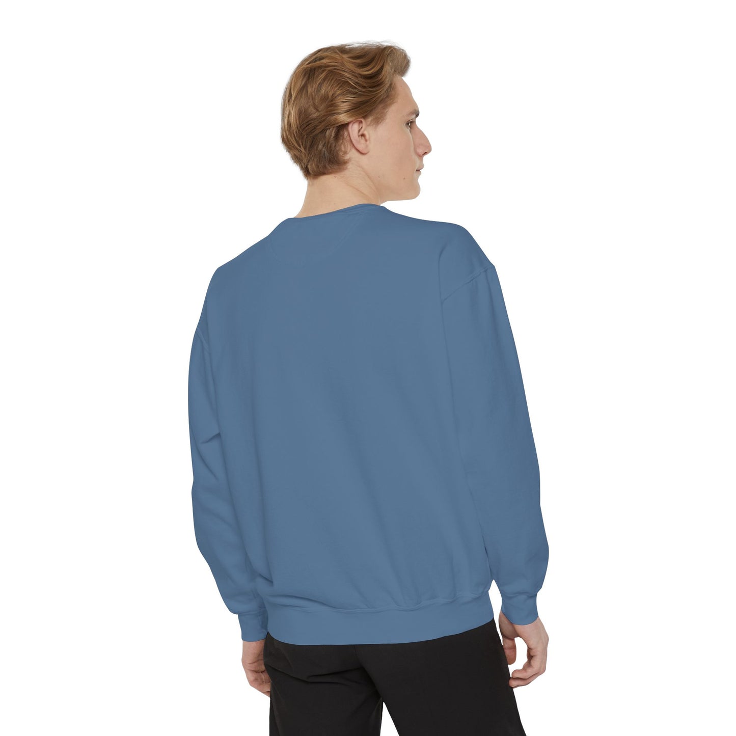 Woodhull- Embroidered Garment-Dyed Unisex Sweatshirt