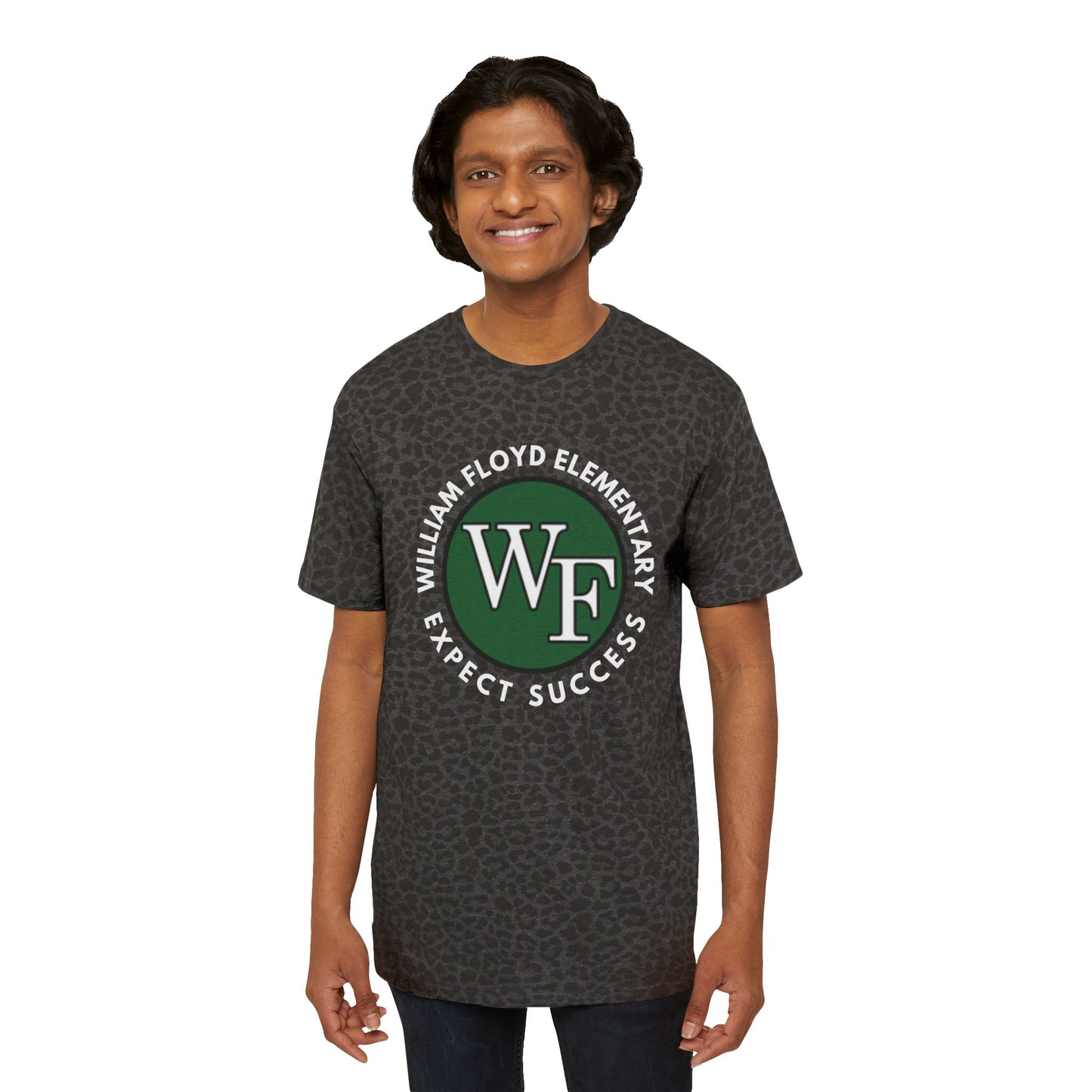 WFE Men's Fine Jersey Tee - ALL CAPS BACK- (Fun Prints), School Spirit Shirt