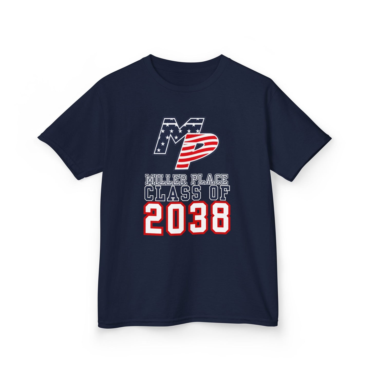 Miller Place Class of 2038 Kids Heavy Cotton Tee