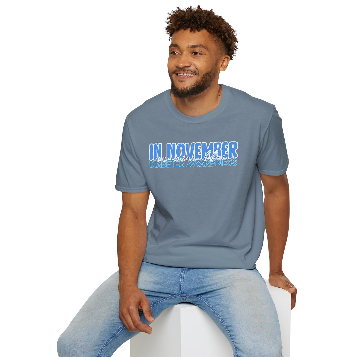 Diabetes Awareness- November- Unisex Softstyle T-Shirt