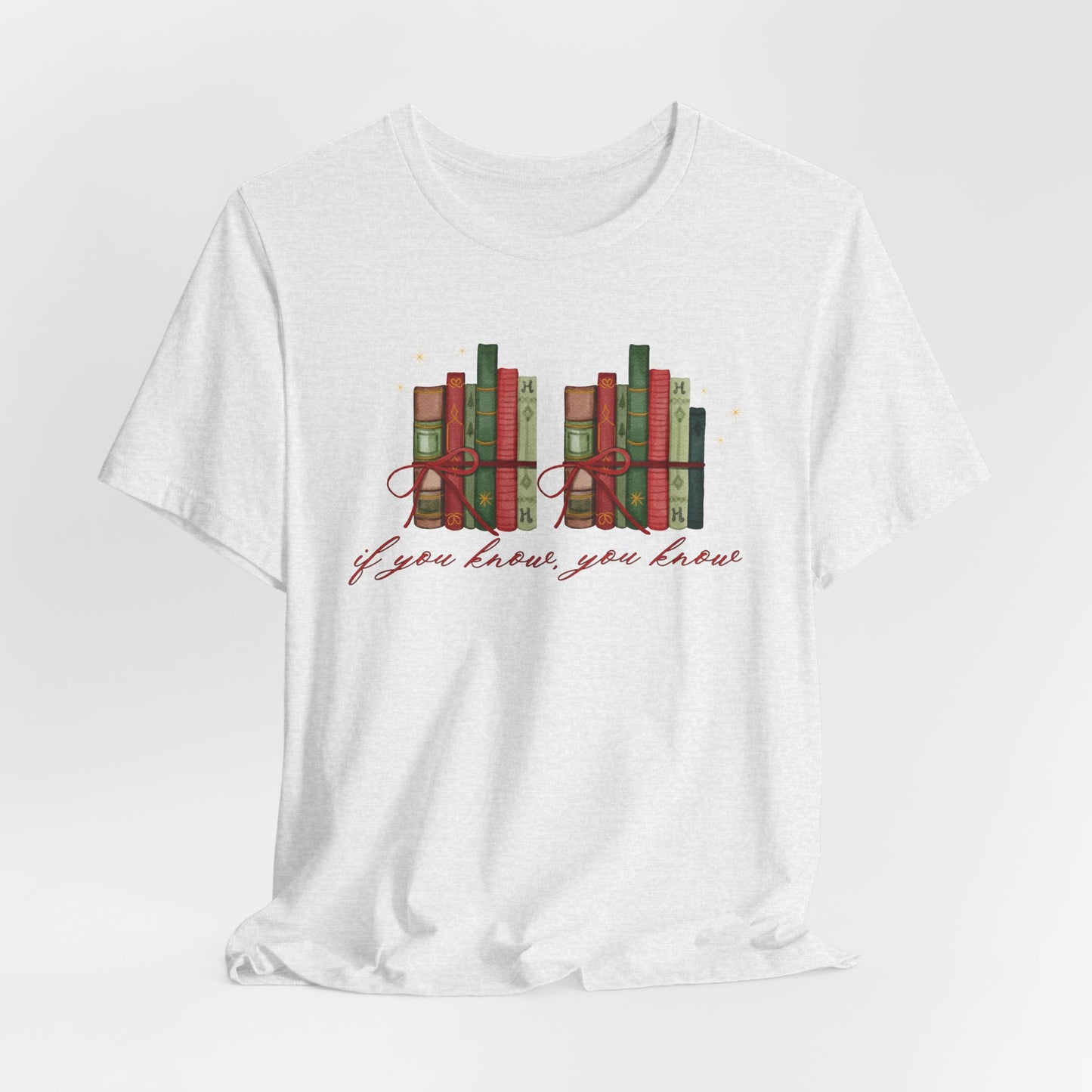 6-7 Books, "if you know you know"— Christmas Unisex T‑Shirt