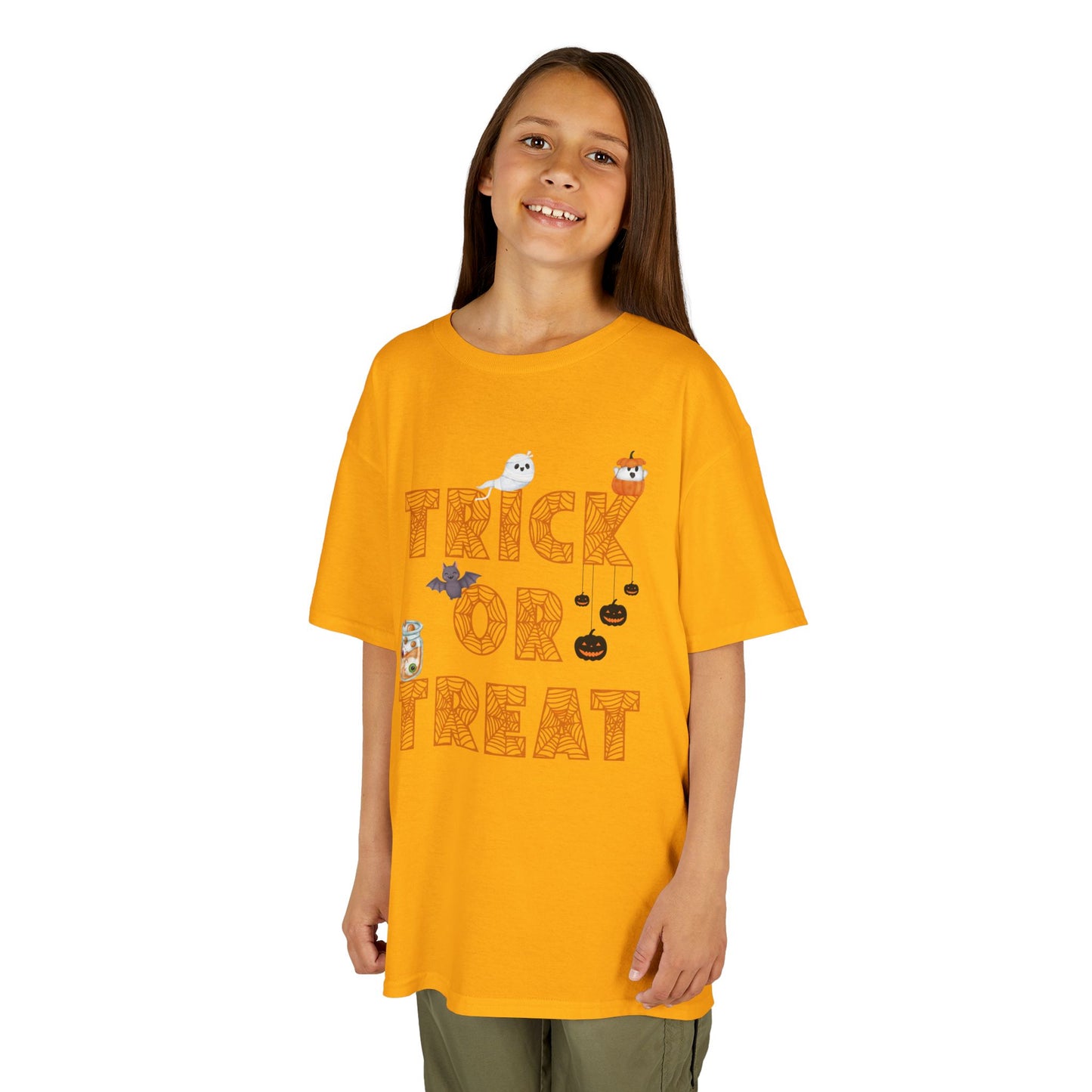 Trick or Treat Kids Tee, Halloween Shirt for Kids