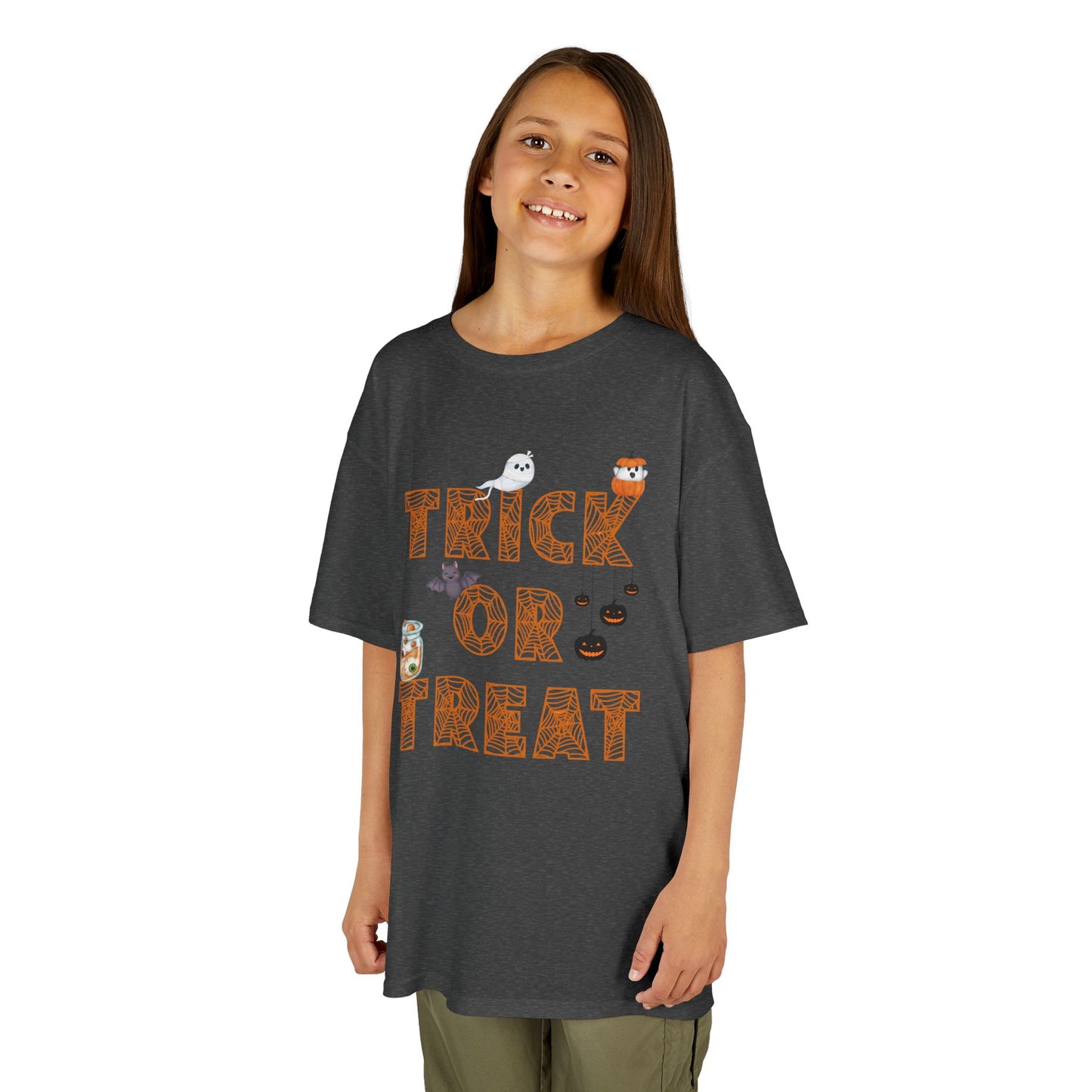 Trick or Treat Kids Tee, Halloween Shirt for Kids