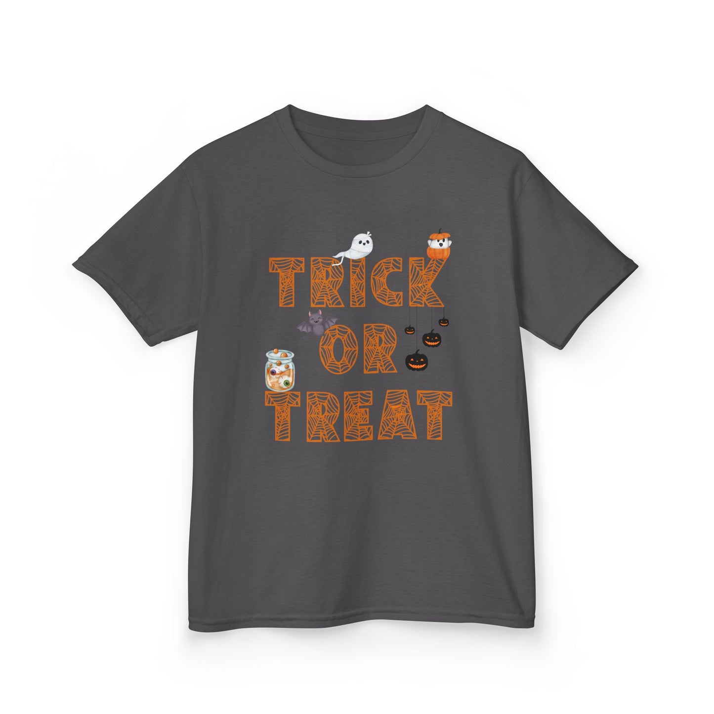 Trick or Treat Kids Tee, Halloween Shirt for Kids