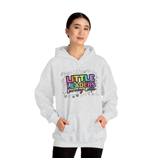 Little Leaders Doodle Design Hoodie - Cozy Unisex Sweatshirt