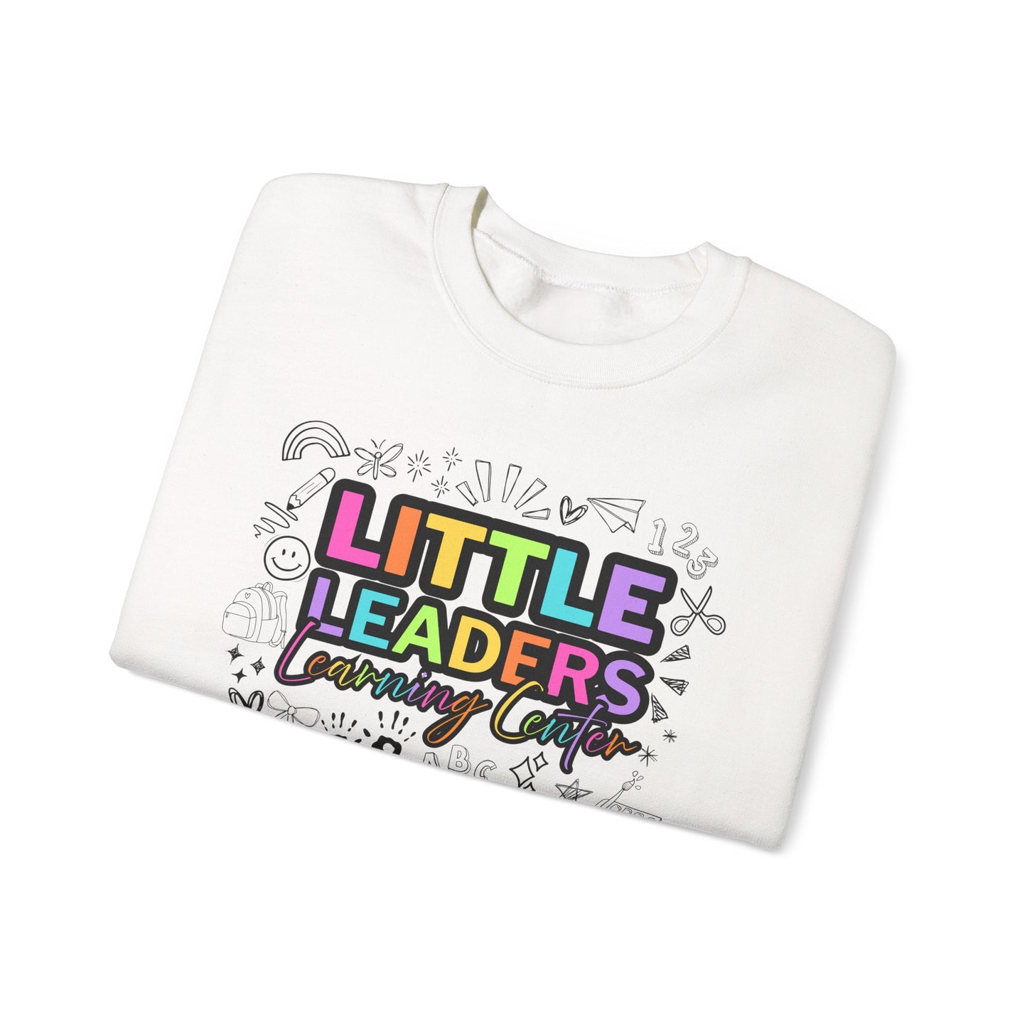 Little Leaders Doodle Colorful Crewneck Sweatshirt
