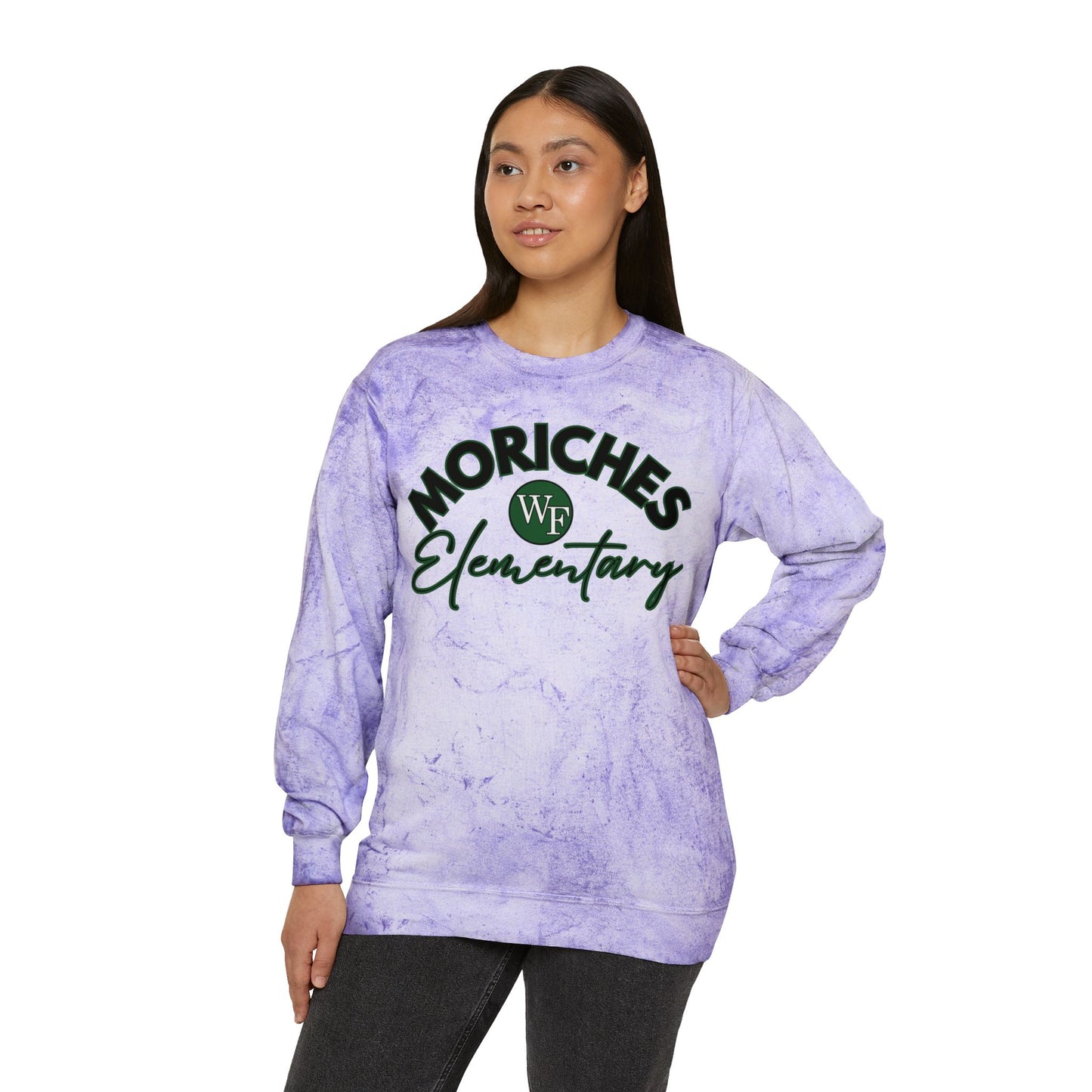Moriches Elementary Color Blast Crewneck Sweatshirt - Unisex