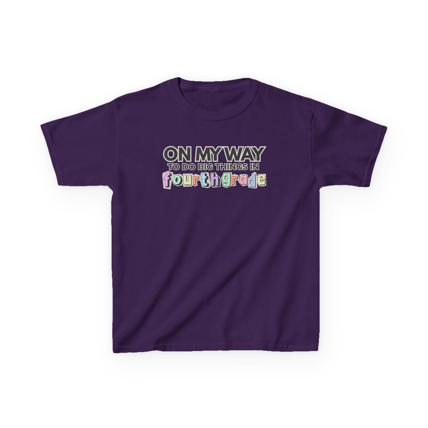 Big Things in 4th Grade- Kids Back to School Shirt