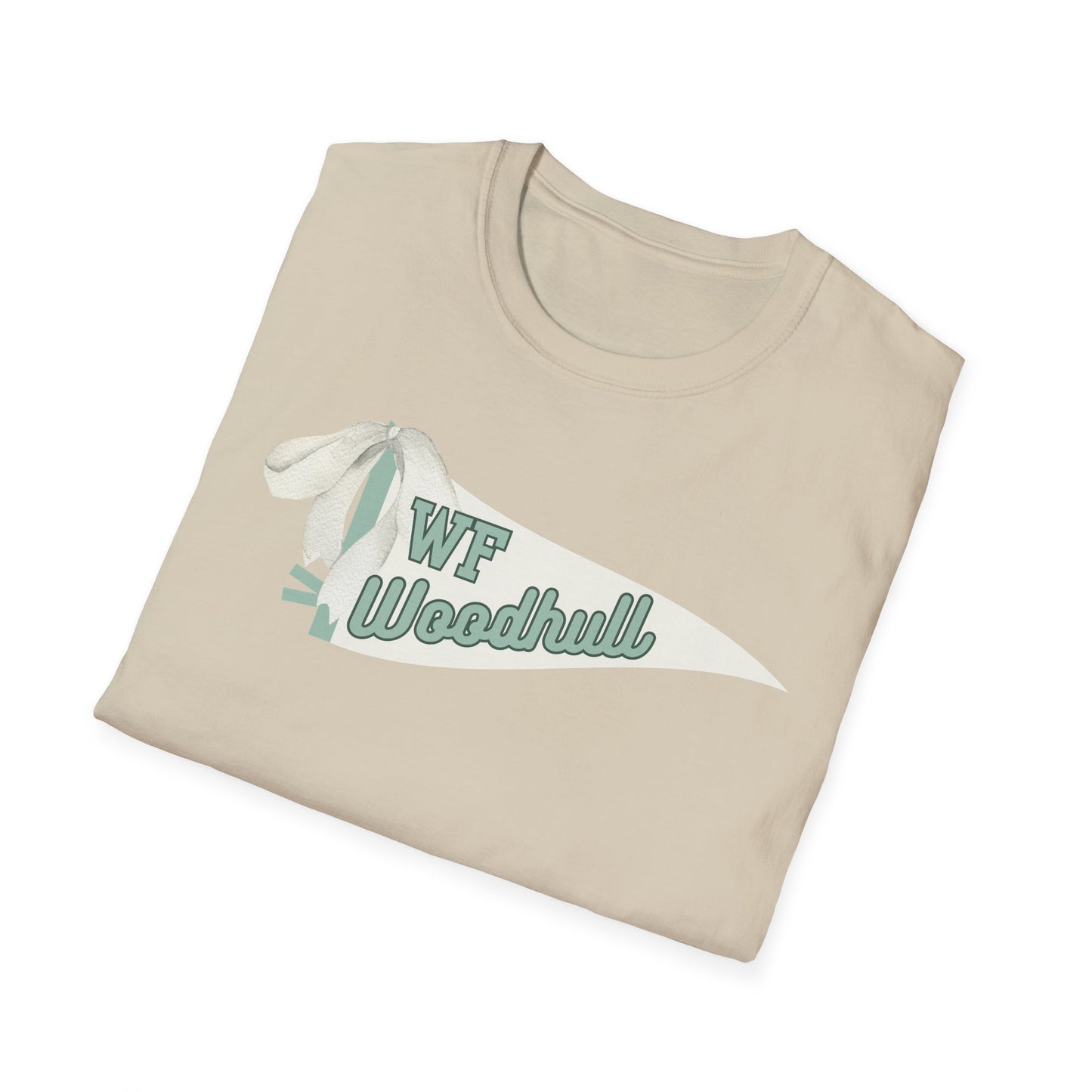 Woodhull Pennant Unisex Softstyle Graphic Tee with Vintage Design
