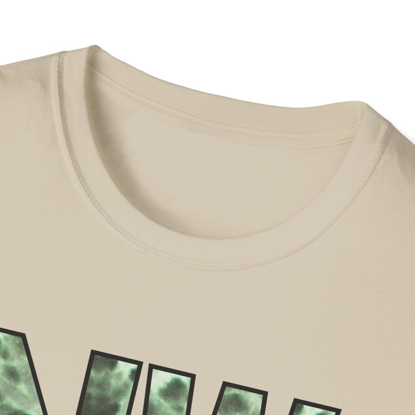 Tie Dye Woodhull Stylish Unisex Softstyle T-Shirt with Woodhull Elementary Design