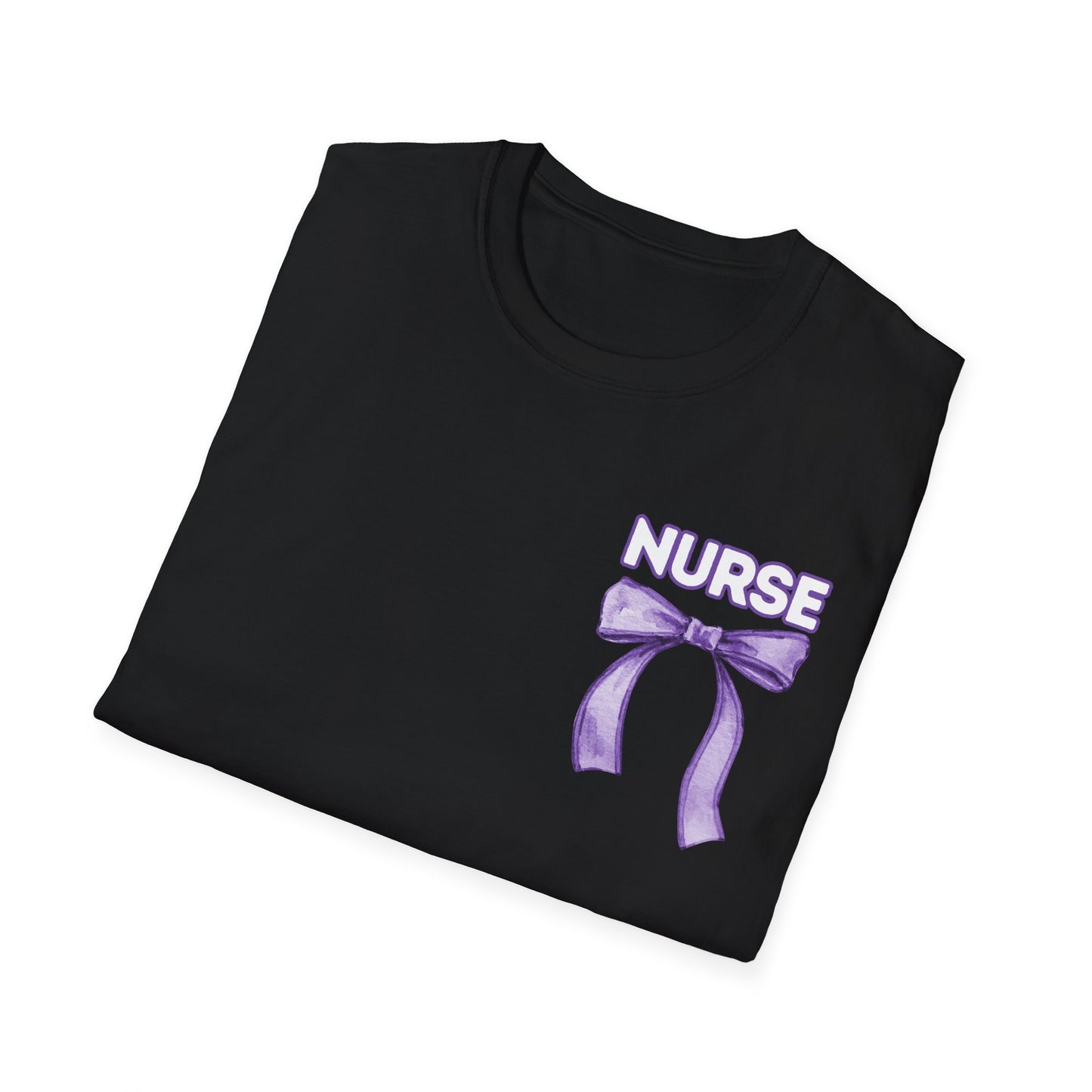 ER Nurse Appreciation T-Shirt with Bows - Softstyle Unisex Tee- Healthcare