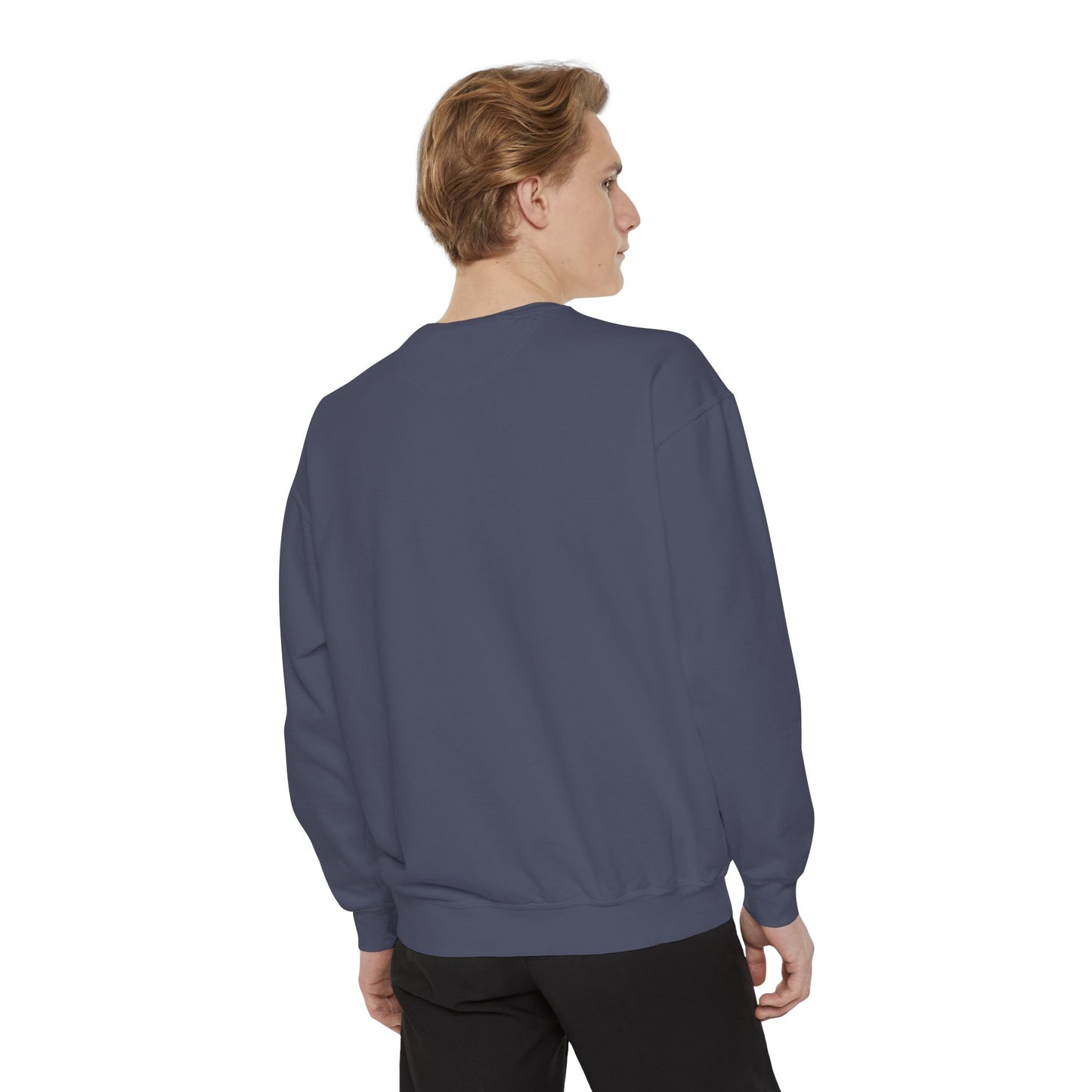 Woodhull- Embroidered Garment-Dyed Unisex Sweatshirt