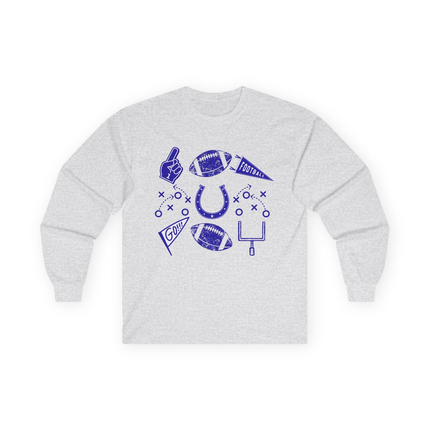 Football- Mancini Personalized- Sporty Unisex Long Sleeve Tee