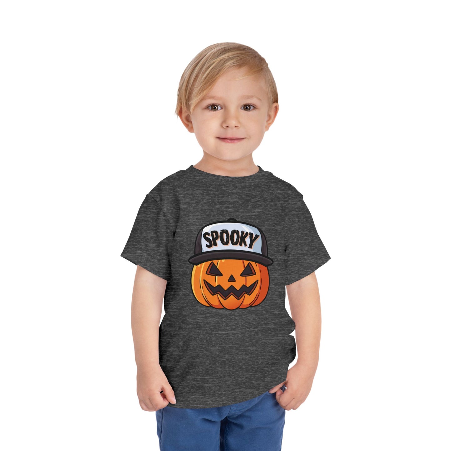 Spooky Pumpkin Tee for Toddlers, Halloween Shirt