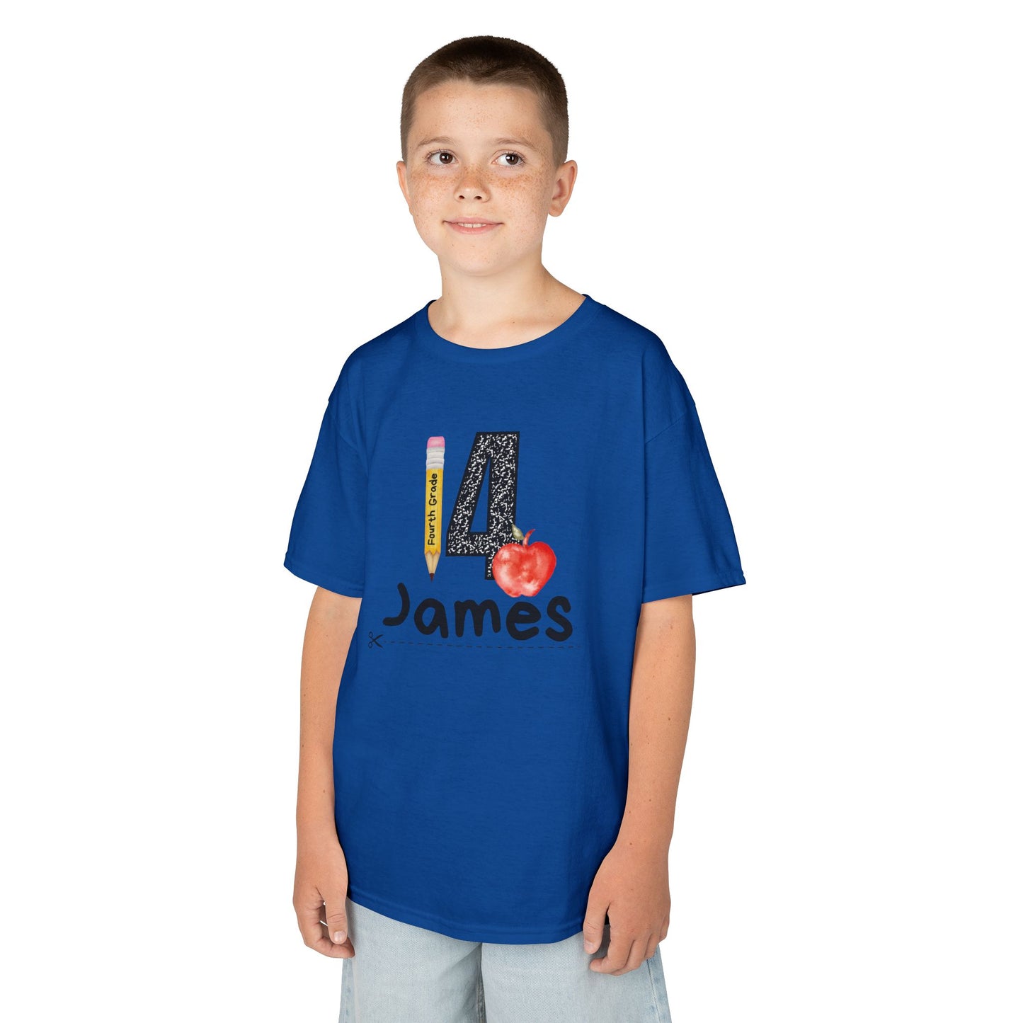 4th Grade- Personalized Kids Tee - Back to School