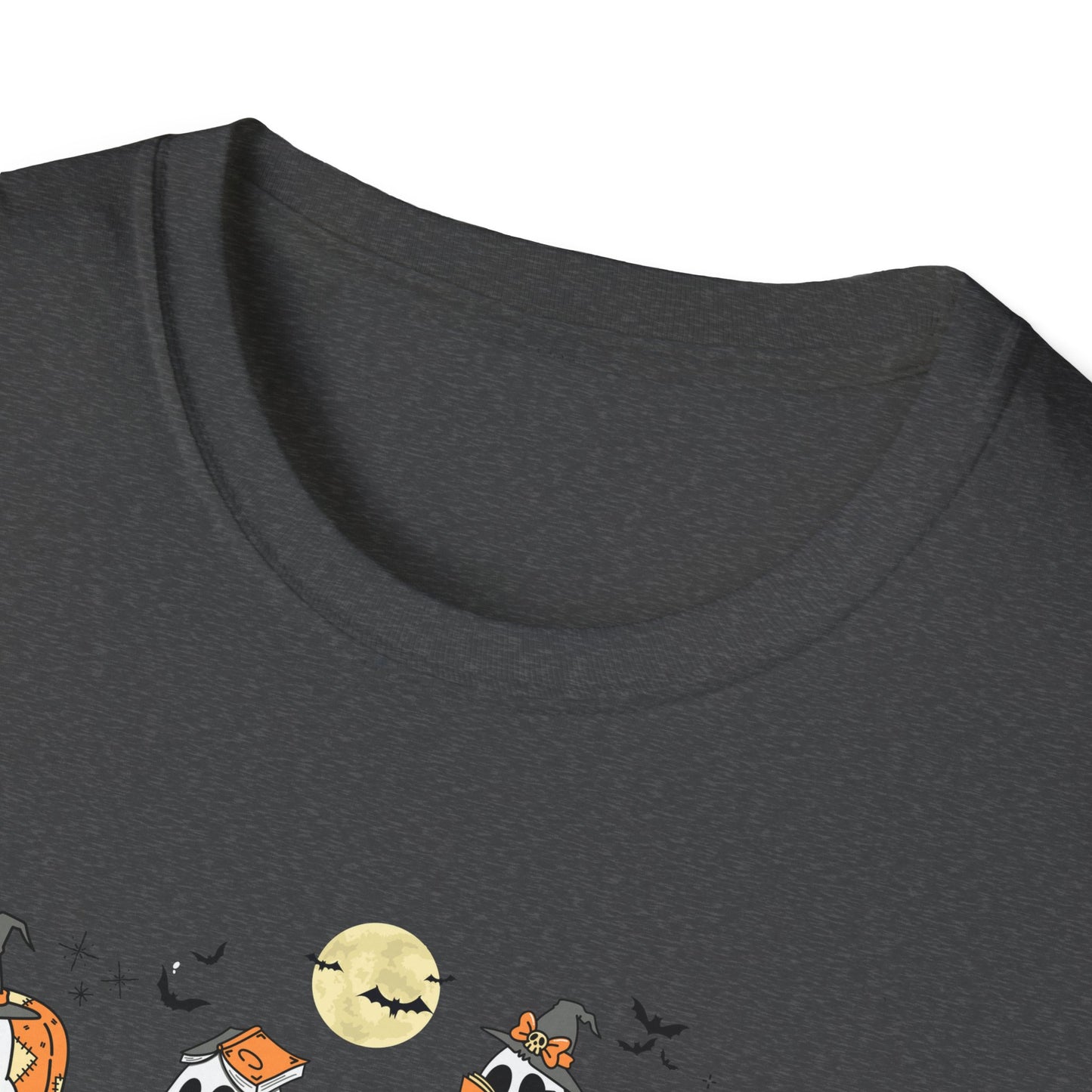 Reading Ghosts- Spooky Season, Unisex Softstyle Tee