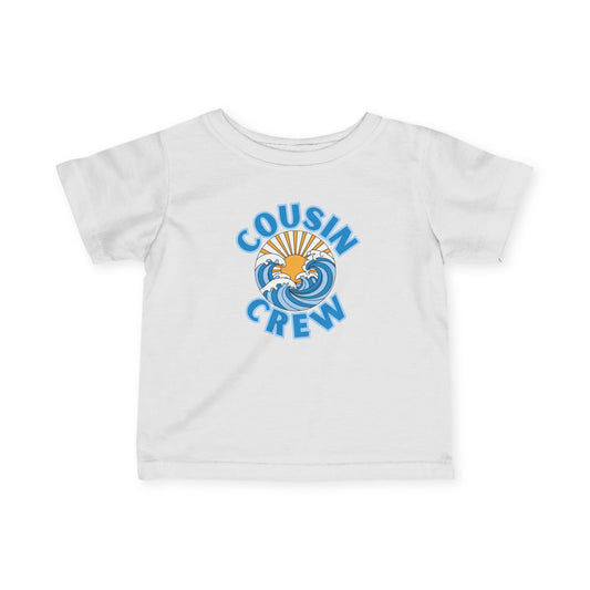 Cousin Crew Infant Tee, Cute Baby T-Shirt, Summer Vibes- Mini Collection
