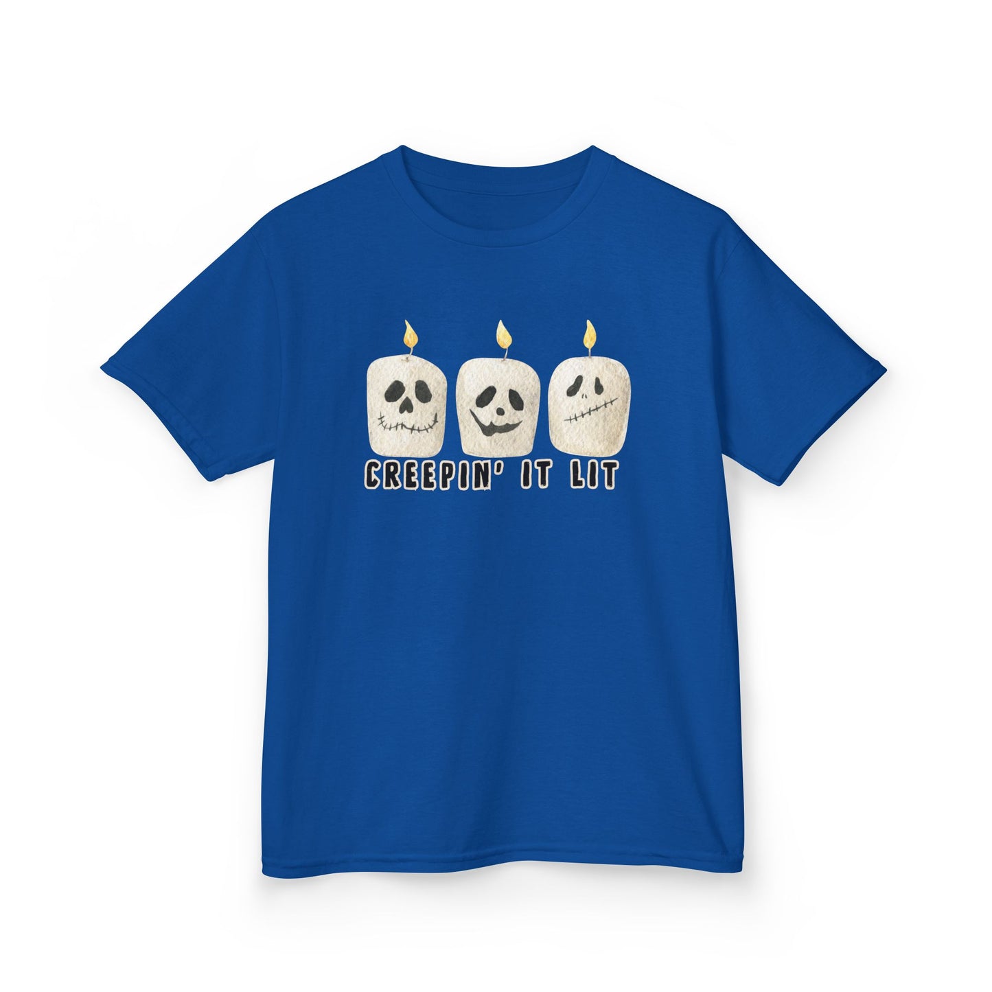 Creepin' It Lit Kids Tee, Halloween Shirt for Kids