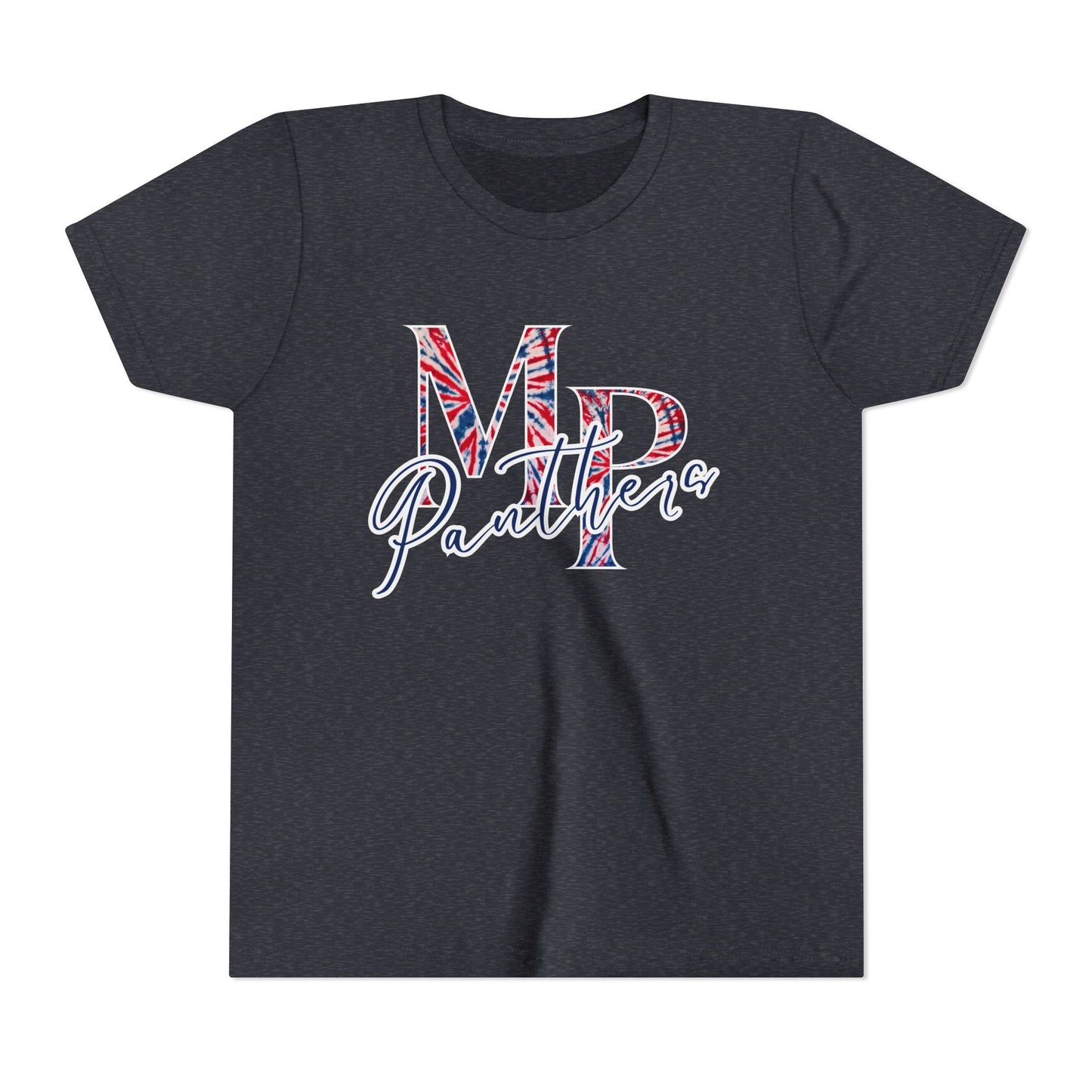 Miller Place Panthers Tie Dye MP- Youth Tee with Panther Print