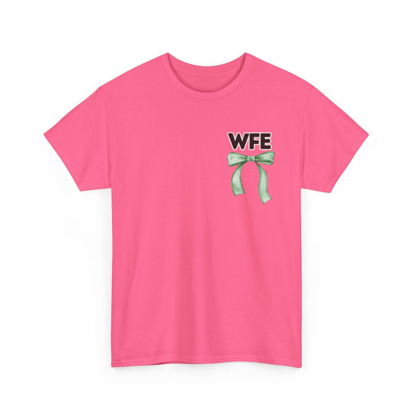 WFE Cafe Monitor and Bows- Unisex Heavy Cotton Tee with Bow Design