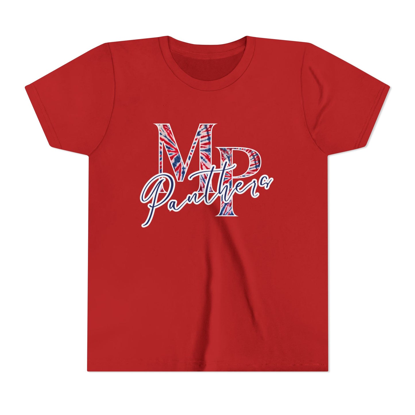 Miller Place Panthers Tie Dye MP- Youth Tee with Panther Print