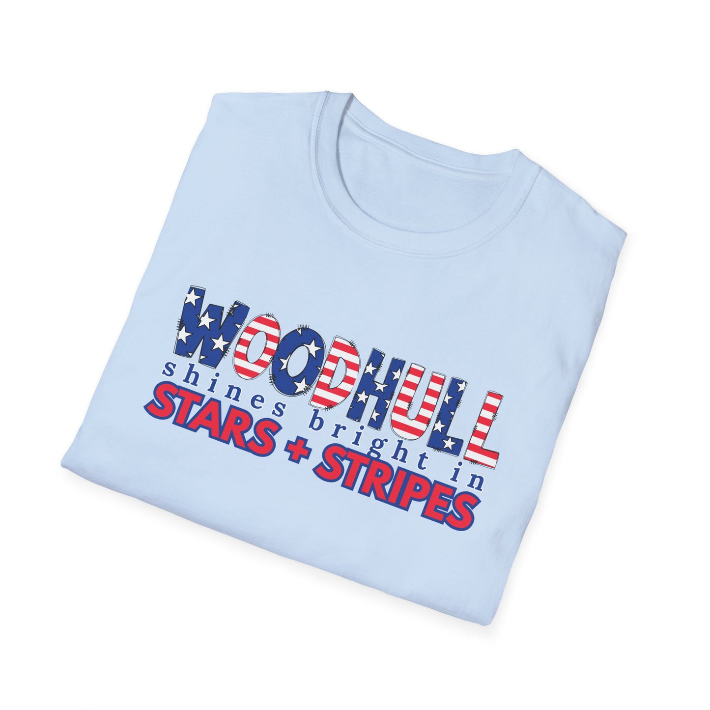 Unisex T-Shirt Woodhull Flag Day-Holiday Design