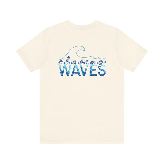 Chasing Waves -- Unisex Summer Shirt, Beachwear, Vacation Top, Summer Nights Apparel