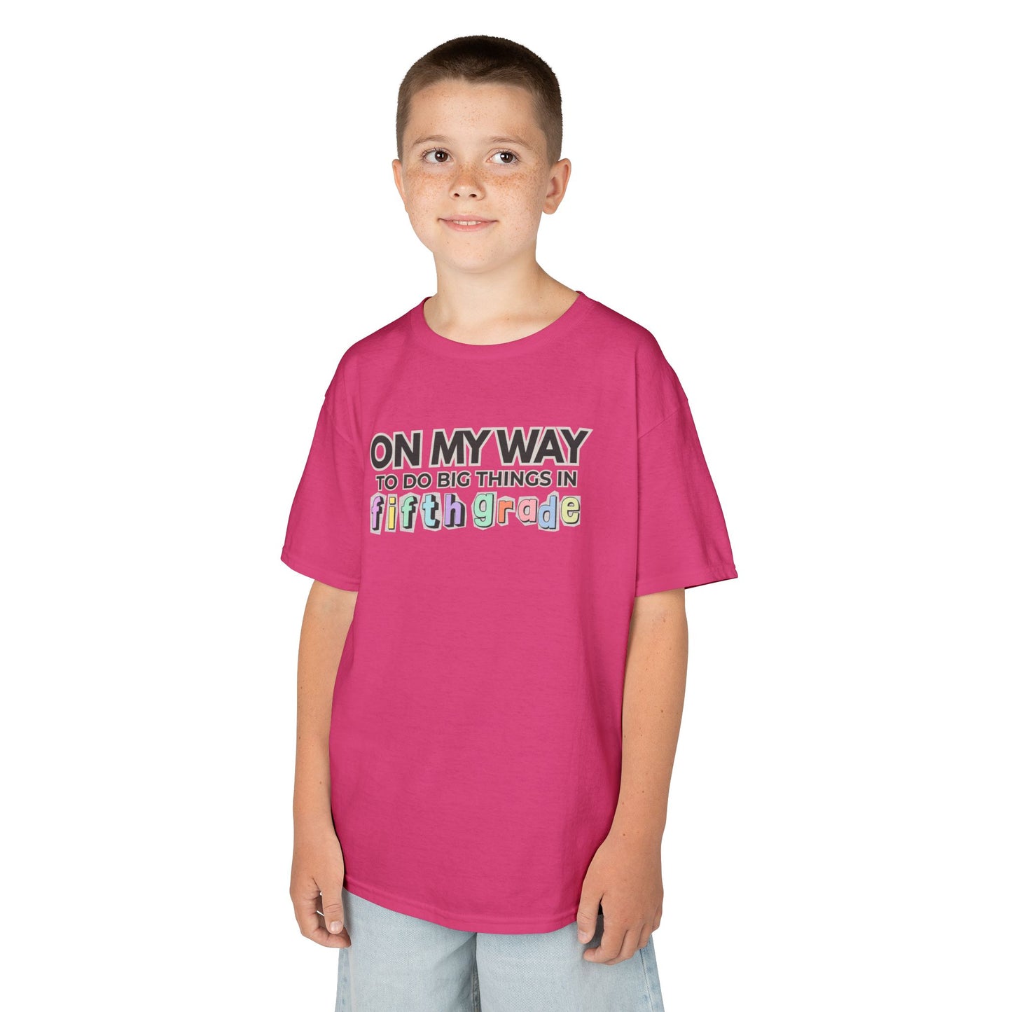 Big Things in 5th Grade- Kids Back to School Shirt