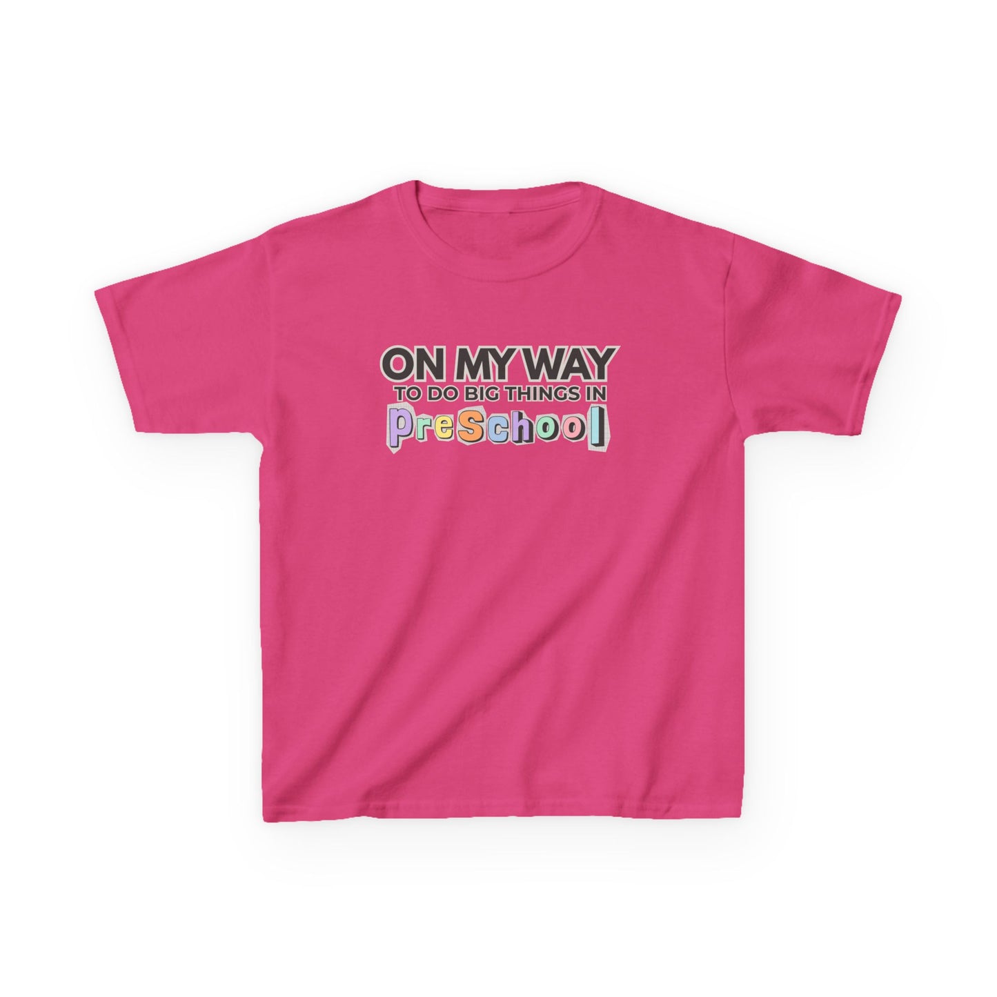 Big Things in PreSchool- Kids Back to School Shirt