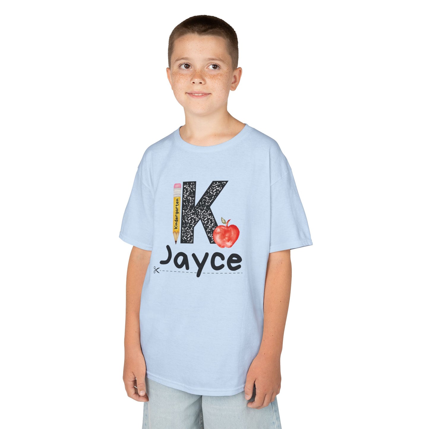 Jayce- Kindergarten- Personalized Kids Tee - Back to School