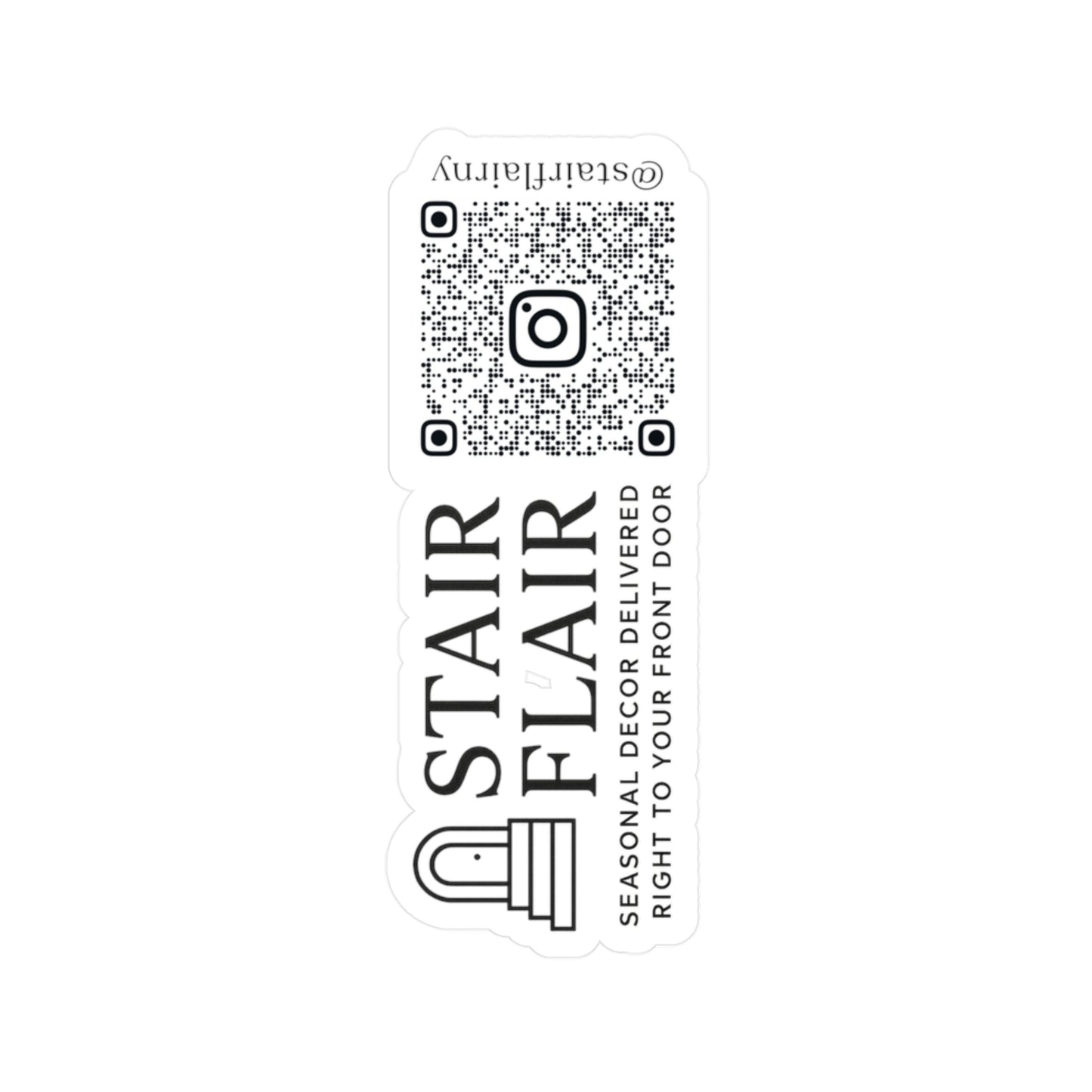 Stair Flair Personalized- Stylish Kiss-Cut Vinyl Decals for Home Decor