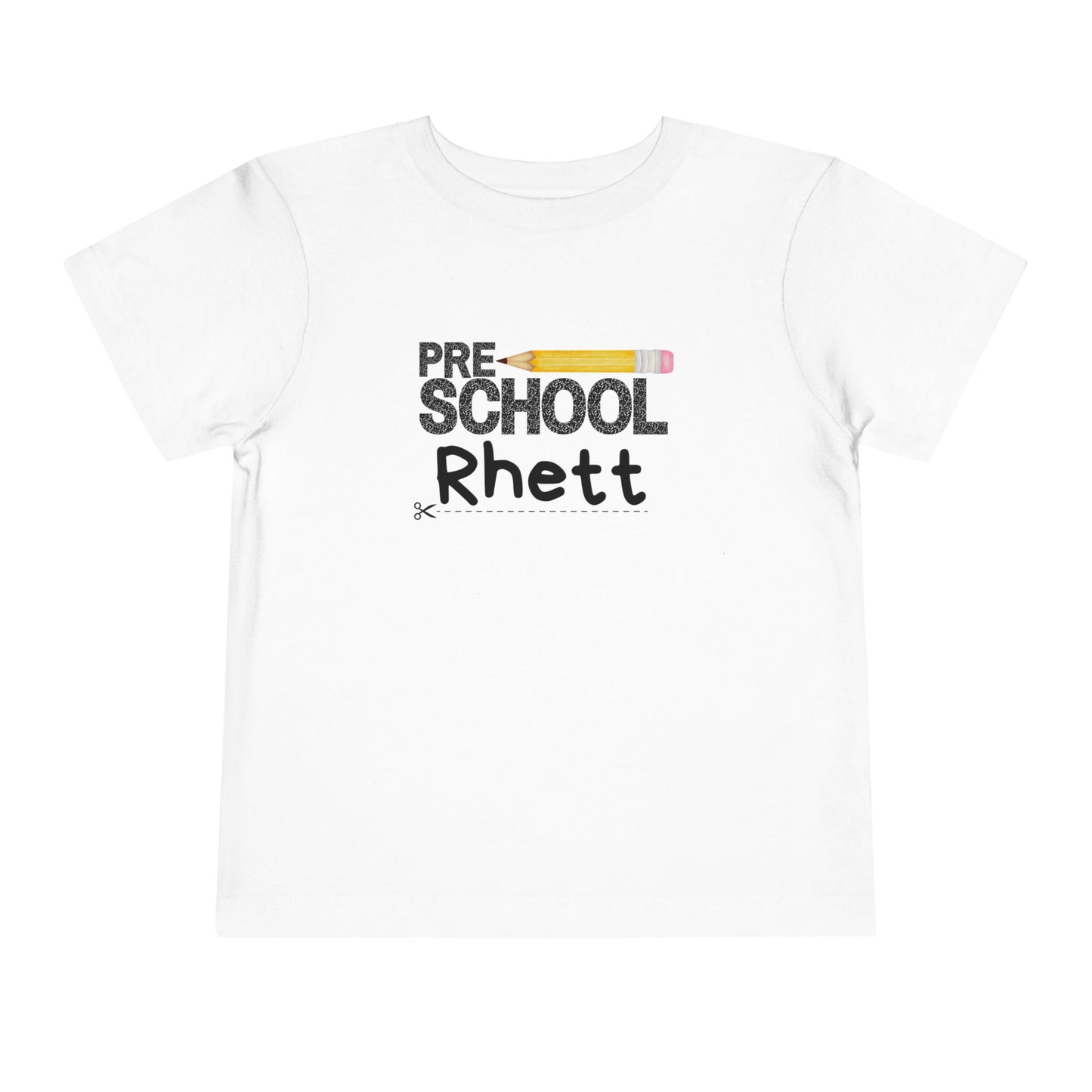 Preschool Boy Toddler Tee- Personalized - Back to School Shirt for Kids