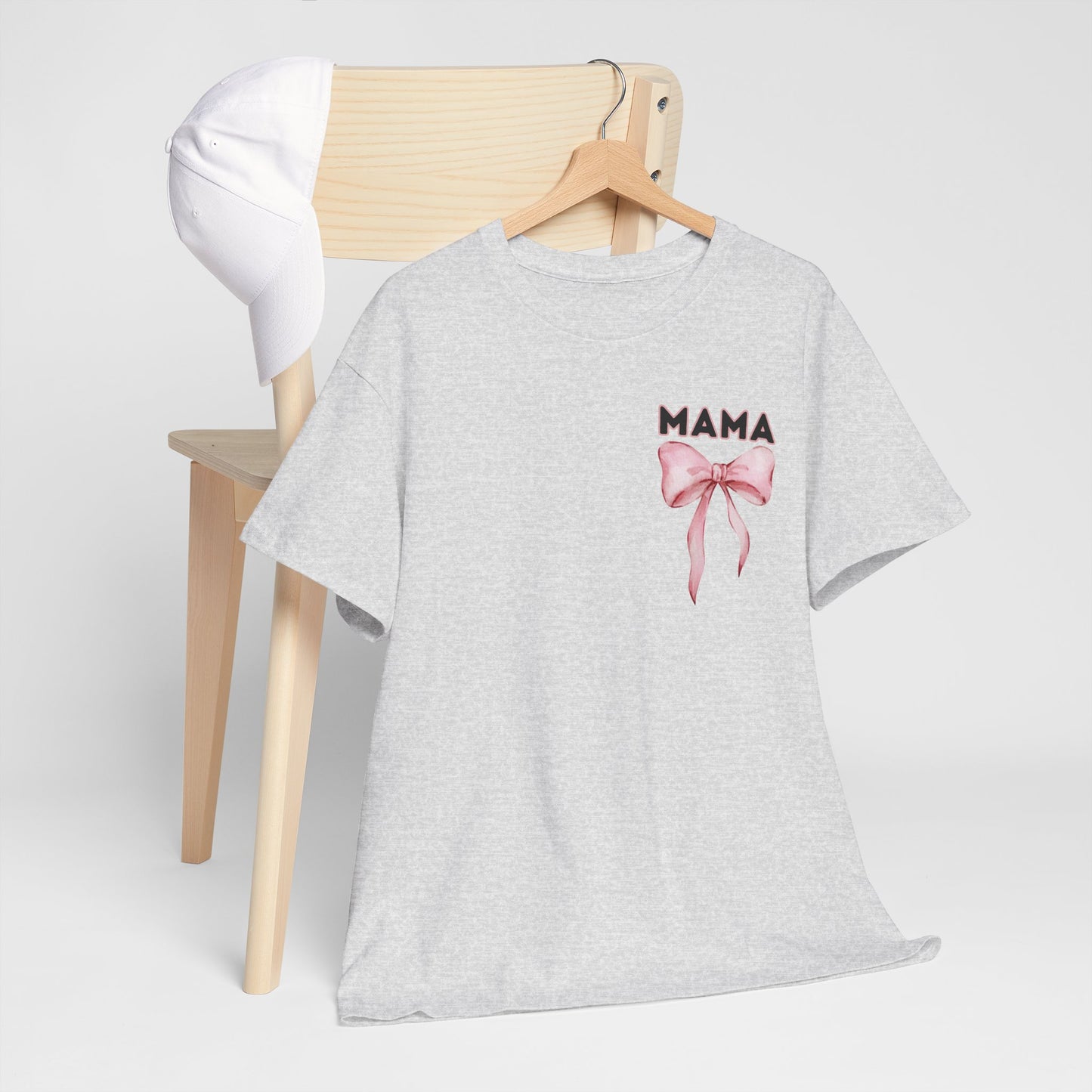 Mama Pink Bow Unisex Heavy Cotton Tee - All Day Everyday