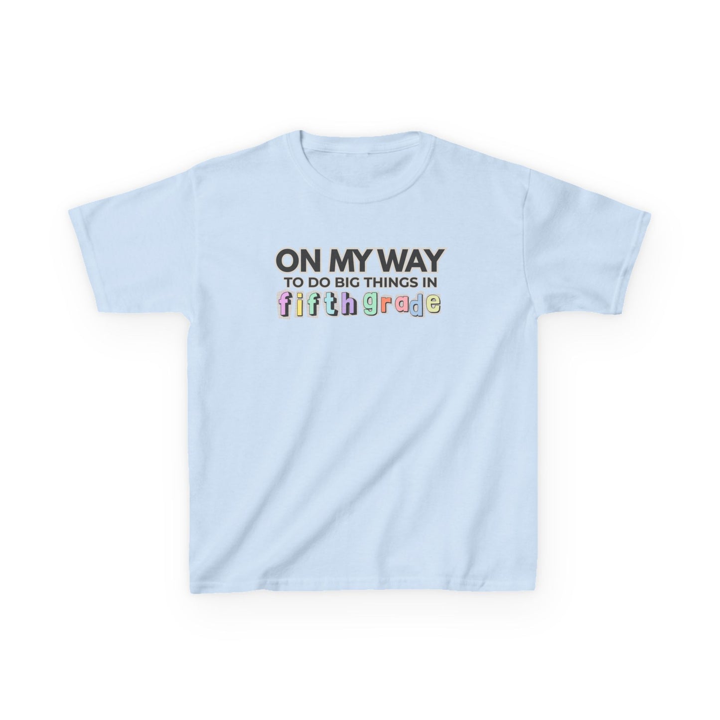 Big Things in 5th Grade- Kids Back to School Shirt