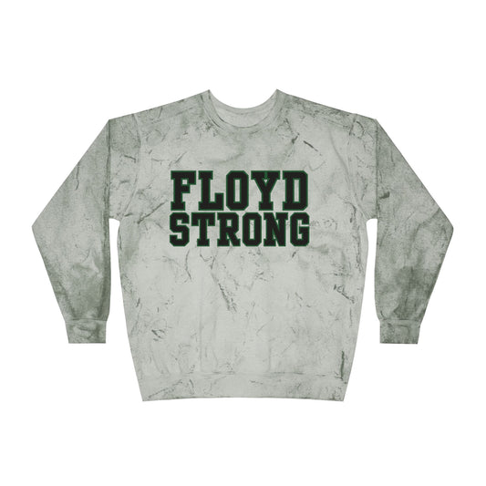 Floyd Strong Color Blast Crewneck Sweatshirt for School Spirit