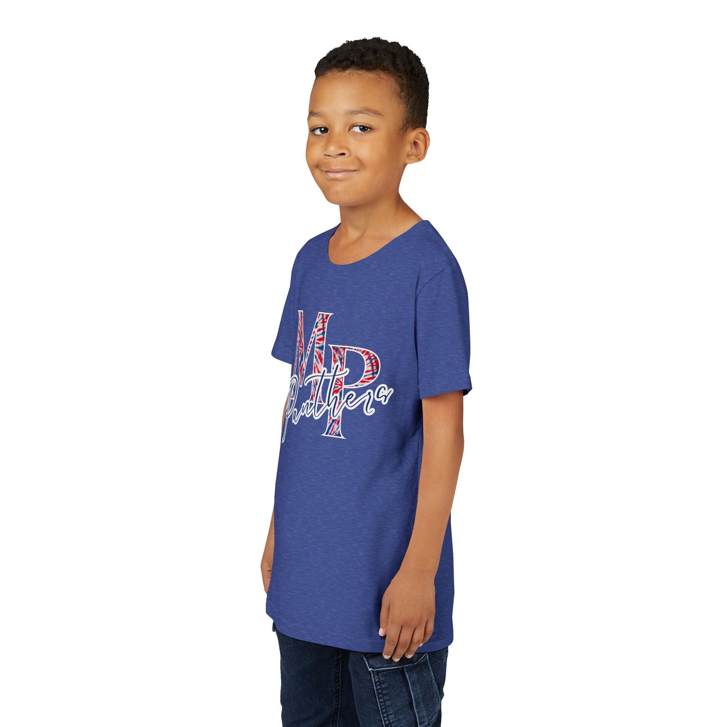 Miller Place Panthers Tie Dye MP- Youth Tee with Panther Print
