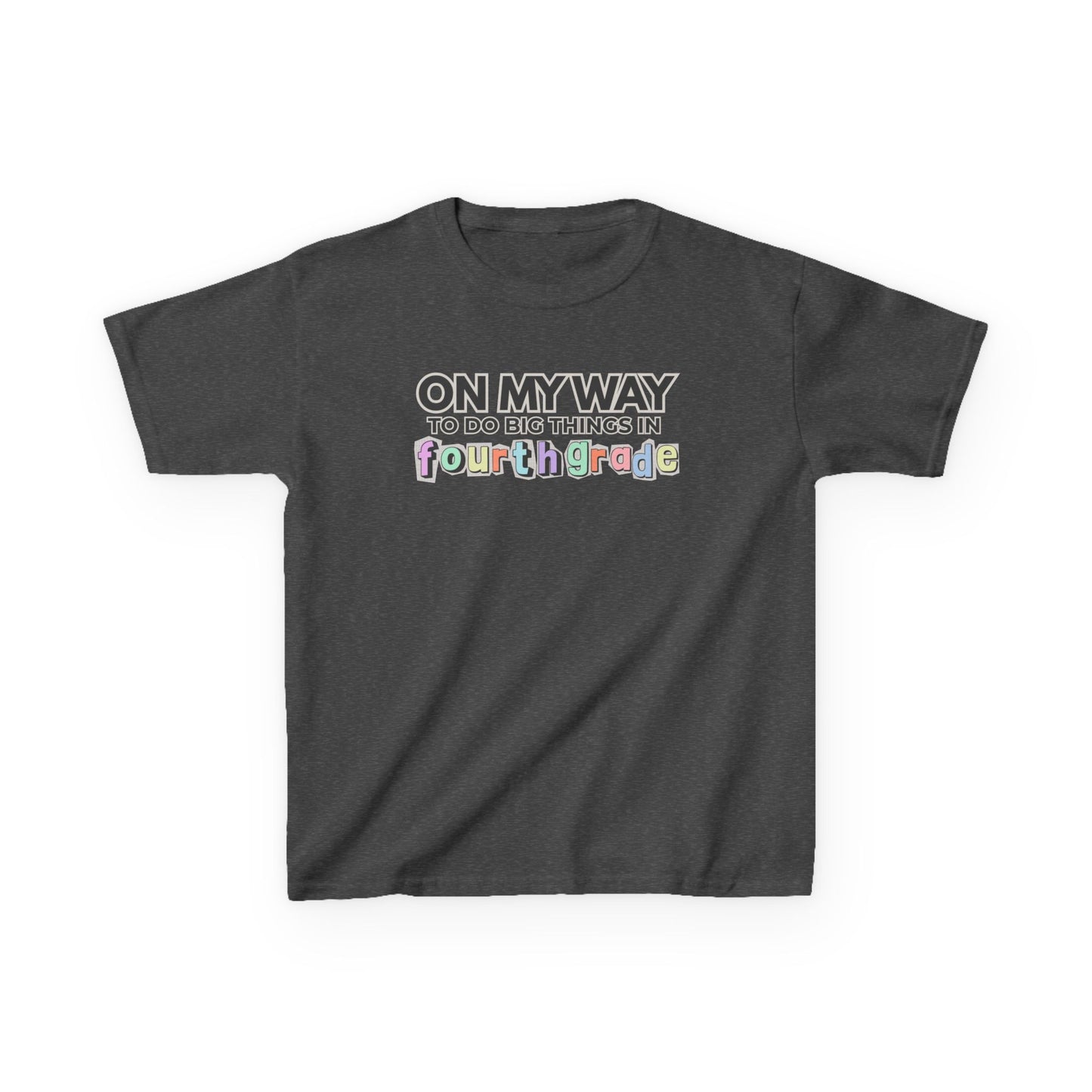 Big Things in 4th Grade- Kids Back to School Shirt