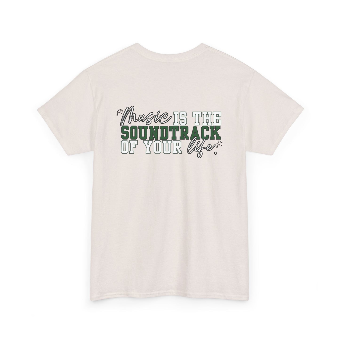 Floyd Music Heavy Cotton Tee - "Music is the Soundtrack of Your Life" Unisex T-Shirt- Floyd Strong