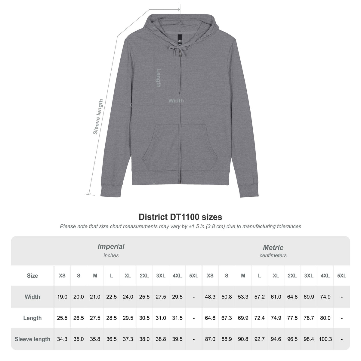“It Will Always Be WFE Nowhere” --Full‑Zip Light Weight Hoodie