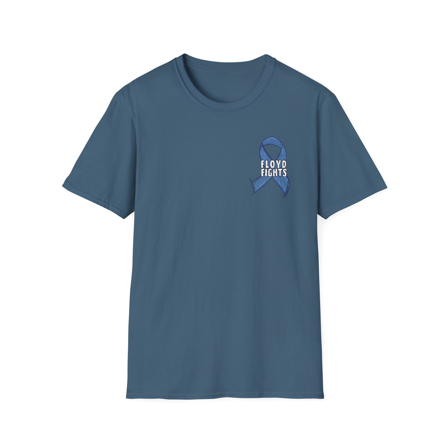 FLOYD FIGHTS Ribbon Diabetes Awareness T-Shirt | Softstyle Tee