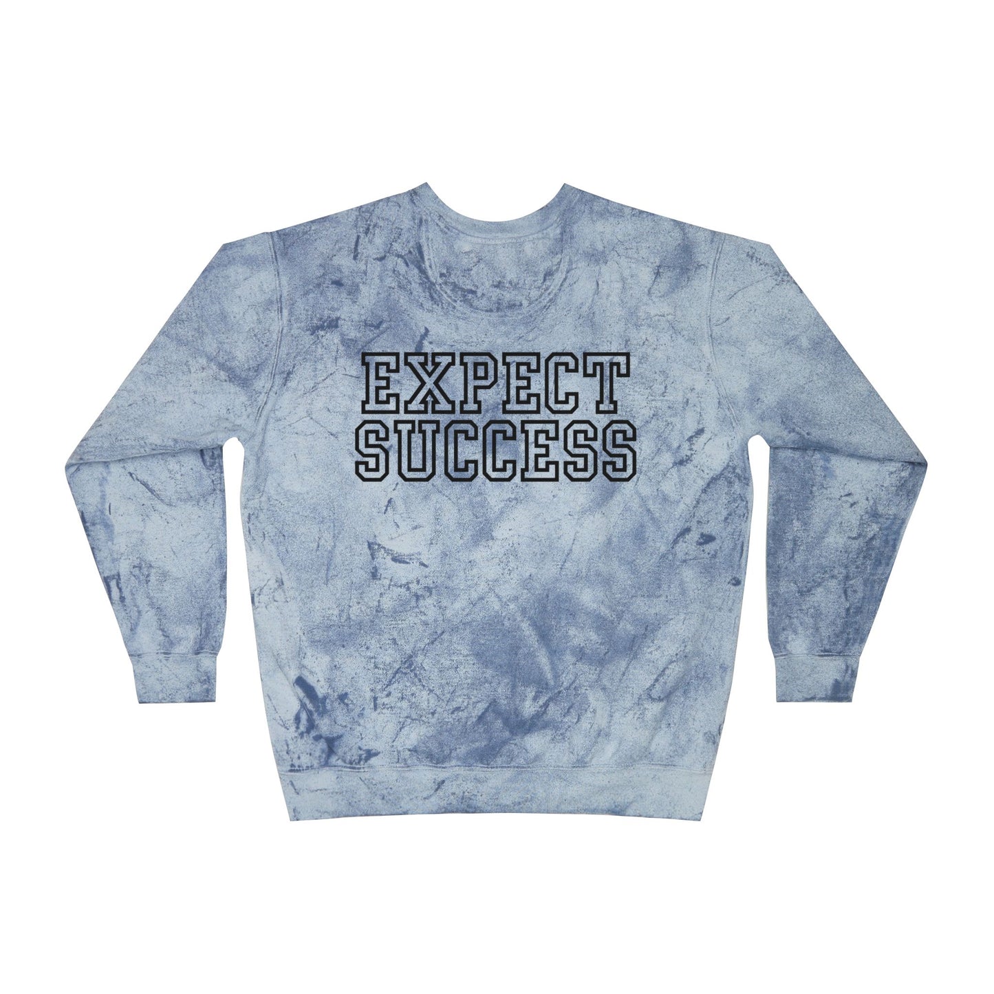 WFE Color Blast Crewneck Sweatshirt for School Spirit | 'Expect Success'