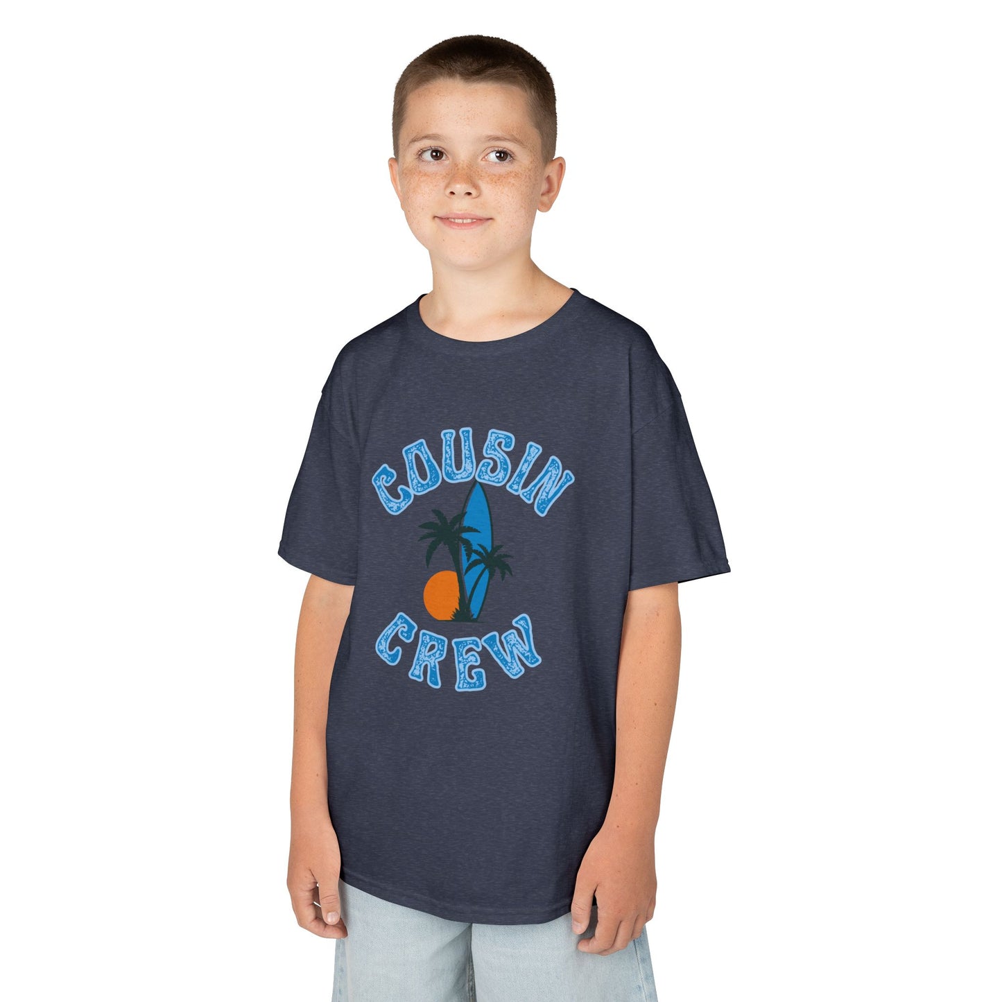 Cool Cousin Crew Kids Tee - Summer Fun, Family Gatherings, Beach Days, Mini Collection