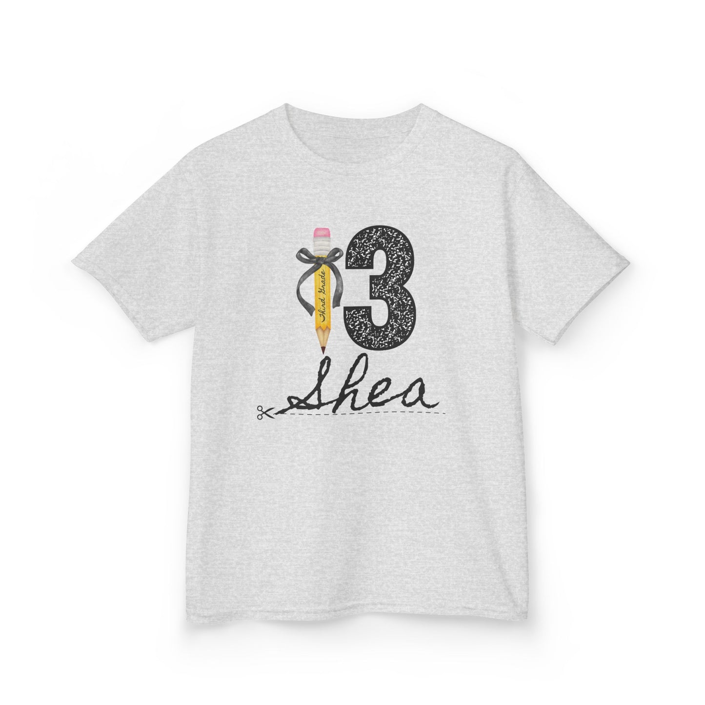 3rd Grade- Personalized Kids Tee - Back to School