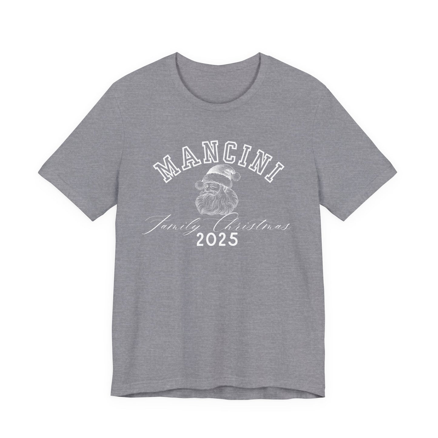 FAMILY CHRISTMAS- SANTA- Unisex Jersey Short Sleeve Tee