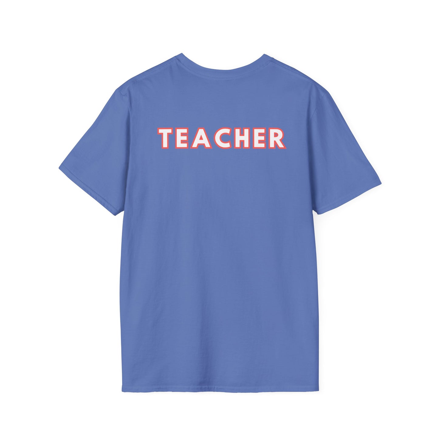 Little Leaders Teacher w/ Apple Design Unisex Softstyle T-Shirt
