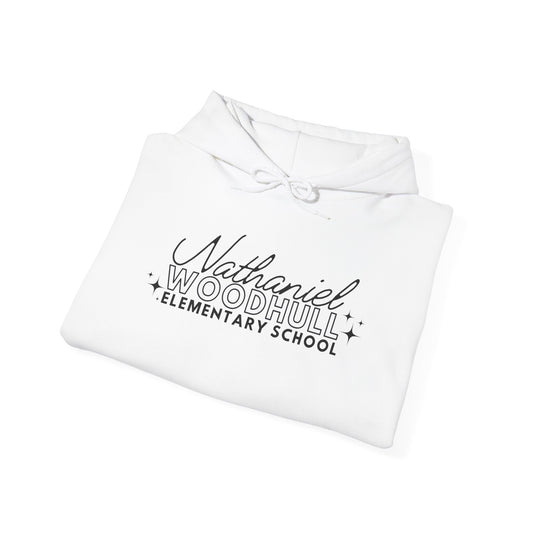 Woodhull Teacher Simple Design Hoodie w/ Teacher on Sleeve - Cozy Unisex Sweatshirt