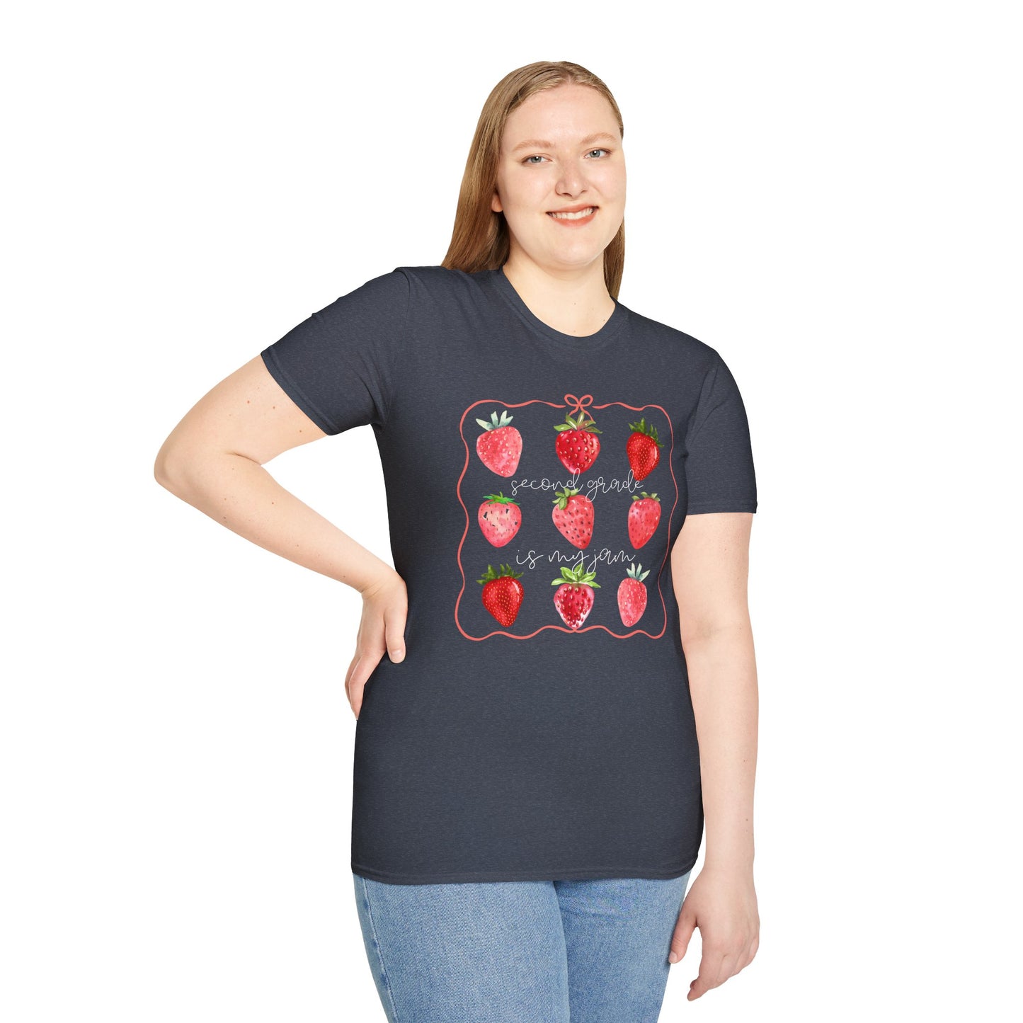 2nd Grade is my Jam- Unisex Softstyle T-Shirt- Back to School