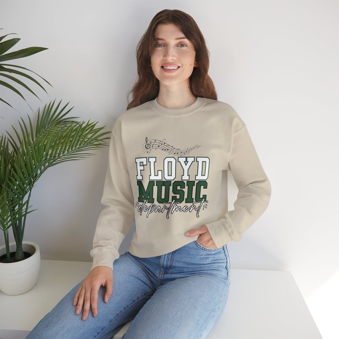 Floyd Music Department Crewneck Sweatshirt - Unisex Heavy Blend™ Floyd Strong