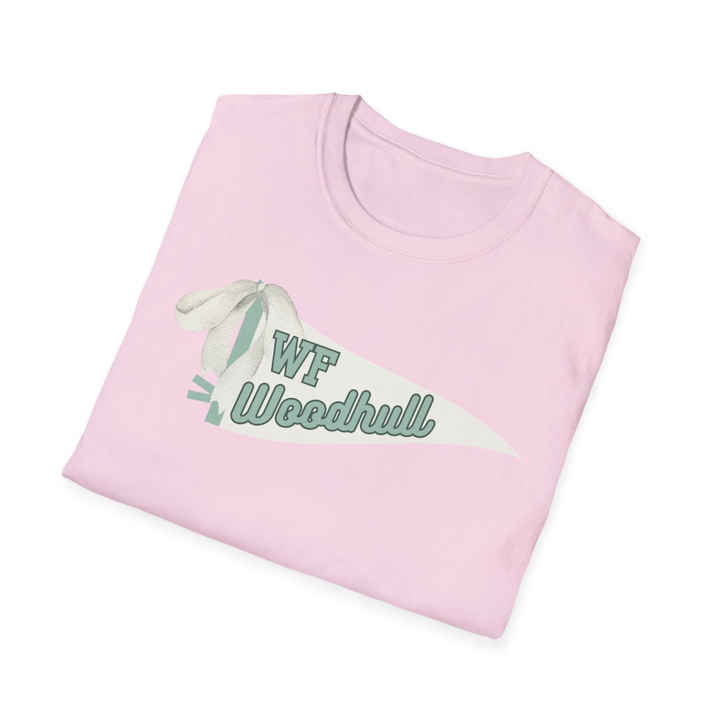 Woodhull Pennant Unisex Softstyle Graphic Tee with Vintage Design