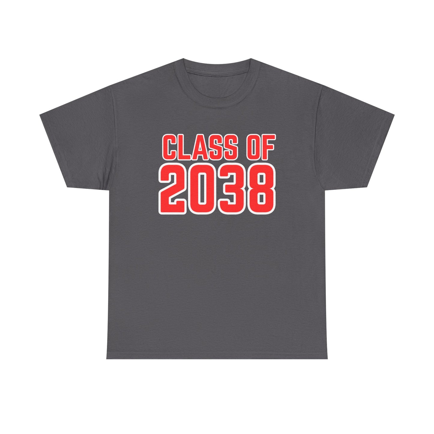 Class of 2038 Unisex Heavy Cotton Tee- Back to School- Grow With Me